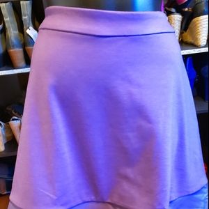 Brand New Purple Stretch Flair Skirt by Imani